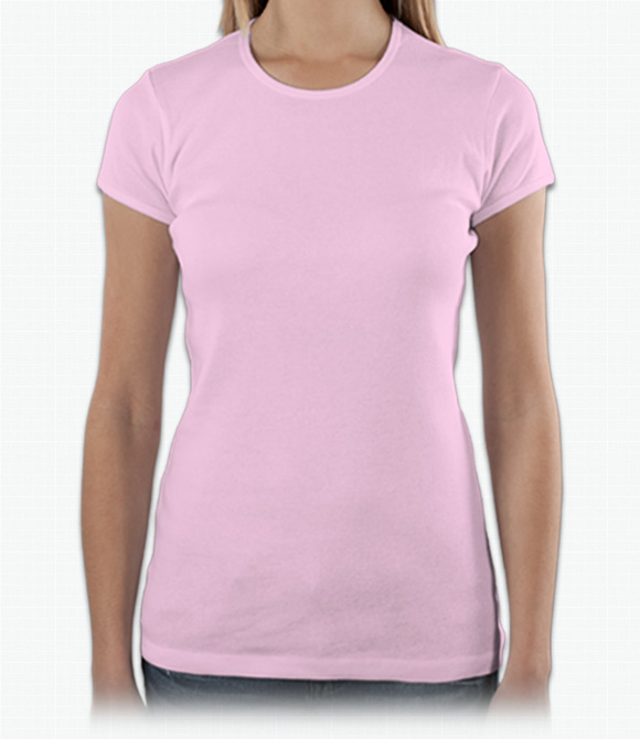 baby pink t shirt for ladies