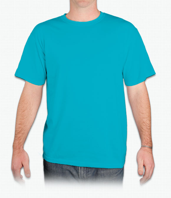 aqua blue color t shirt