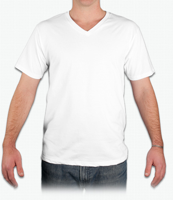 Custom V-Neck Shirts - Design Your V-Neck Shirts - Free Shipping!