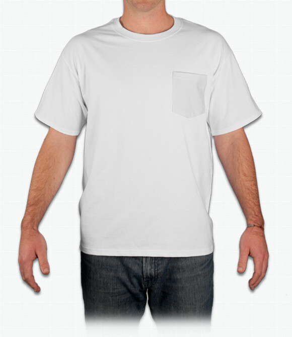 Custom Unisex - Port & Co Port & Company Core Cotton Pocket Tee