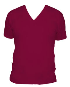 Cheap Custom American Apparel Jersey V Neck T Shirt Printed With