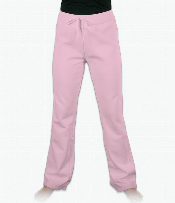 Cheap Custom Hanes Ladies Fleece Pants Printed With Your Design